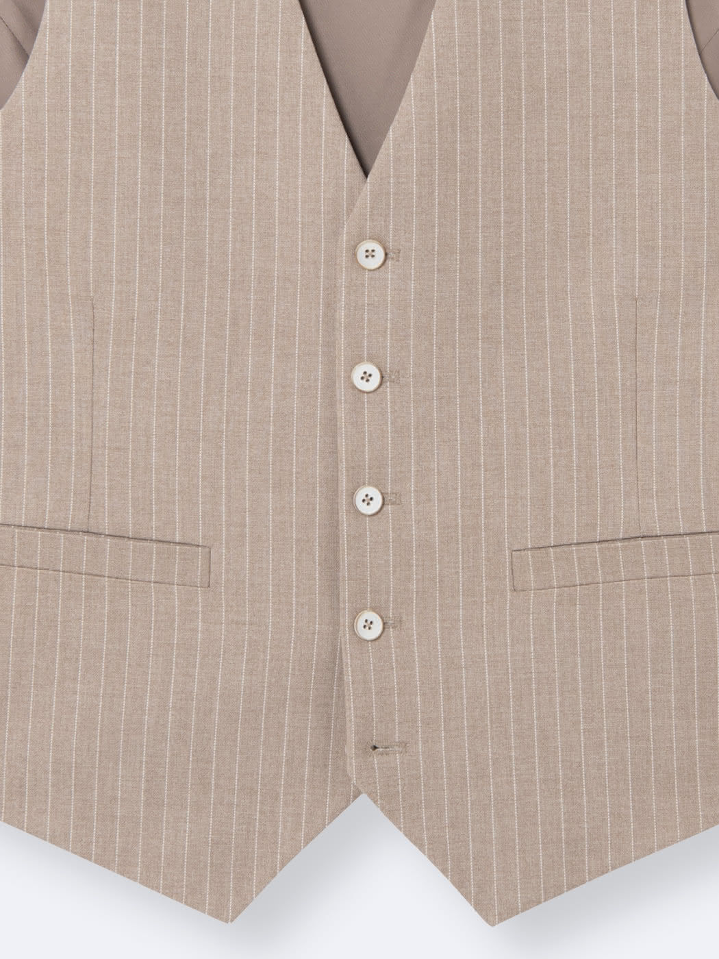 Gilet de costume bistretch rayé - DEVRED 1902