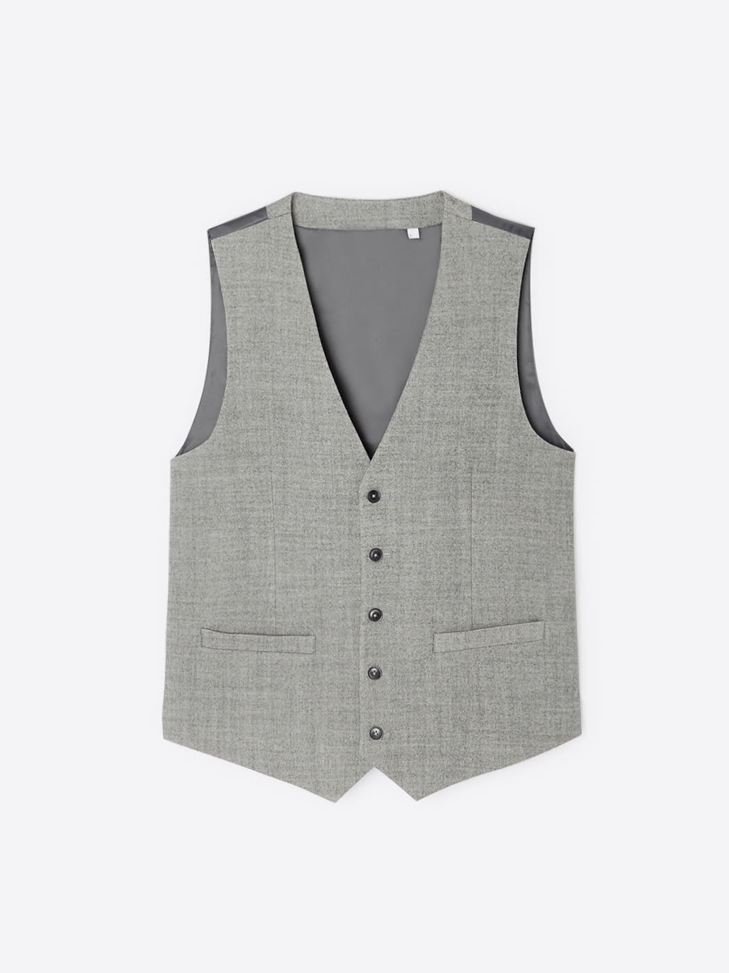 Gilet de costume chiné en laine - DEVRED 1902