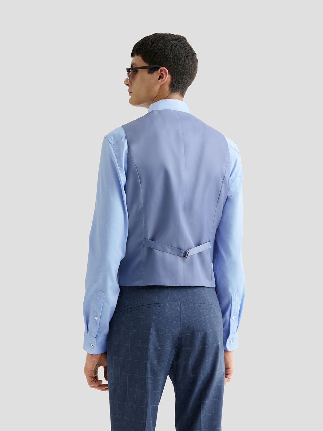 Gilet de costume bistretch à carreaux - DEVRED 1902