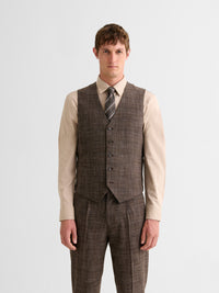 Gilet de costume bistretch à carreaux - DEVRED 1902