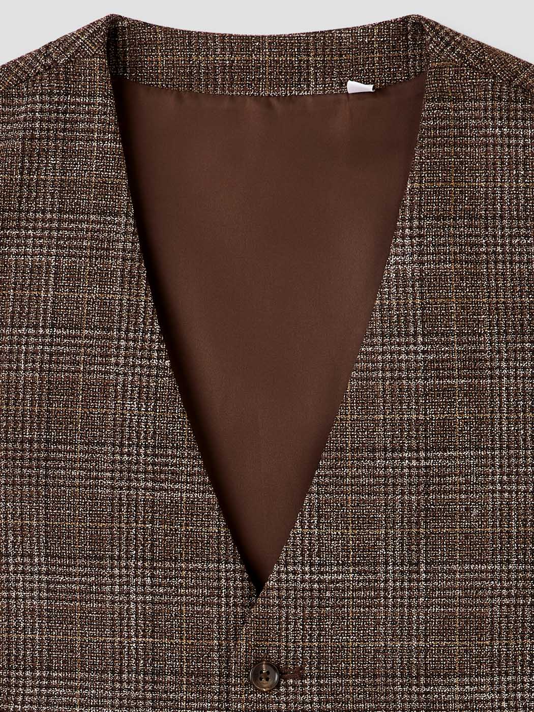 Gilet de costume bistretch à carreaux - DEVRED 1902