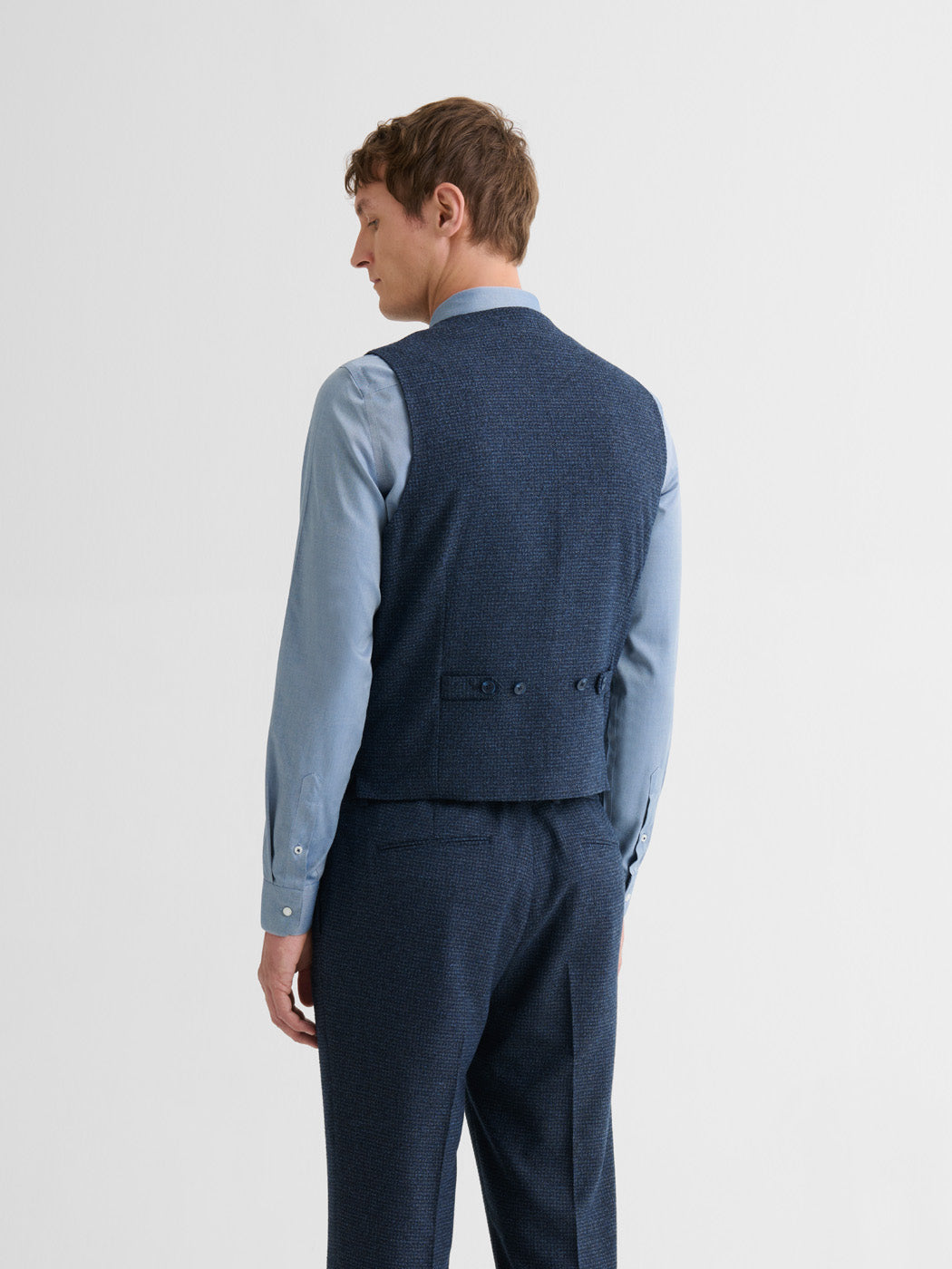 Gilet de costume stretch pied de puce - DEVRED 1902