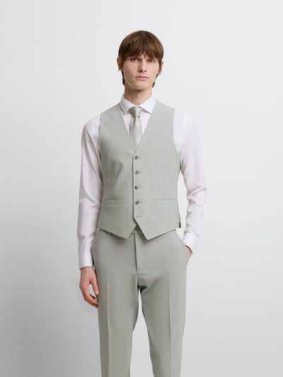 Gilet de costume en laine mélangé