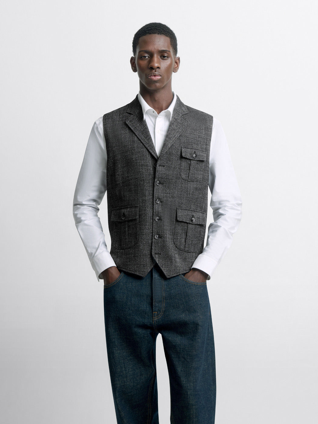 Gilet de costume  en chevron - DEVRED 1902