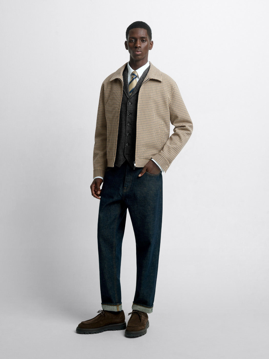 Gilet de costume  en chevron - DEVRED 1902