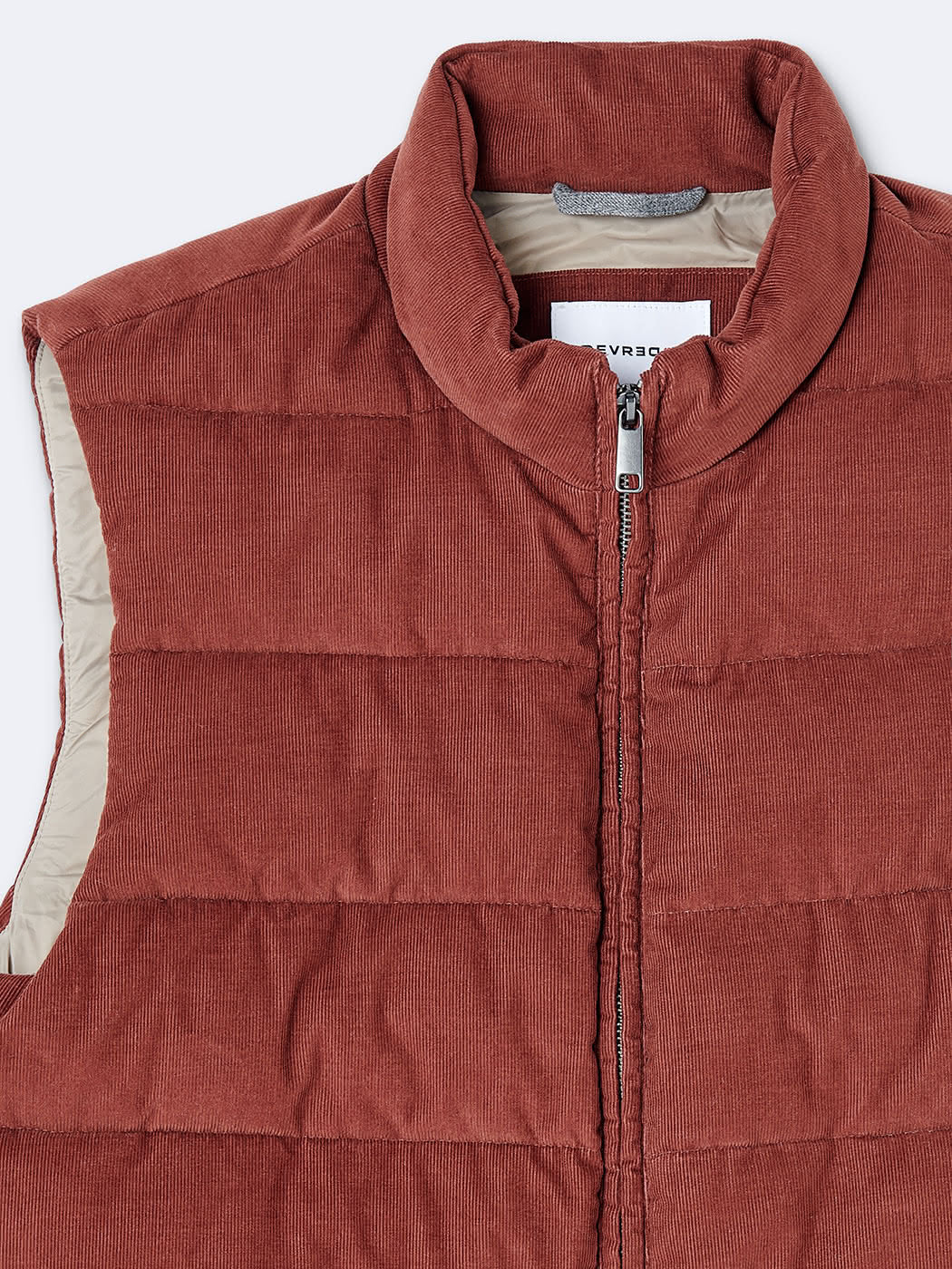 Gilet sans manche zippé en velours - DEVRED 1902
