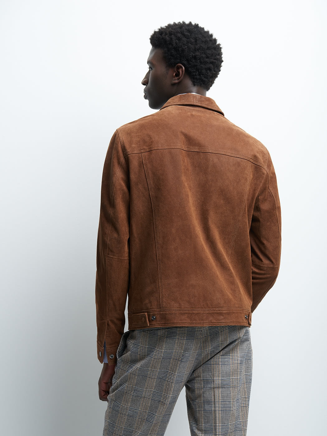 Blouson en cuir col chemise - DEVRED 1902