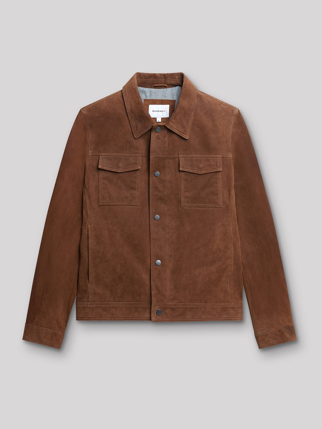 Blouson en cuir col chemise - DEVRED 1902