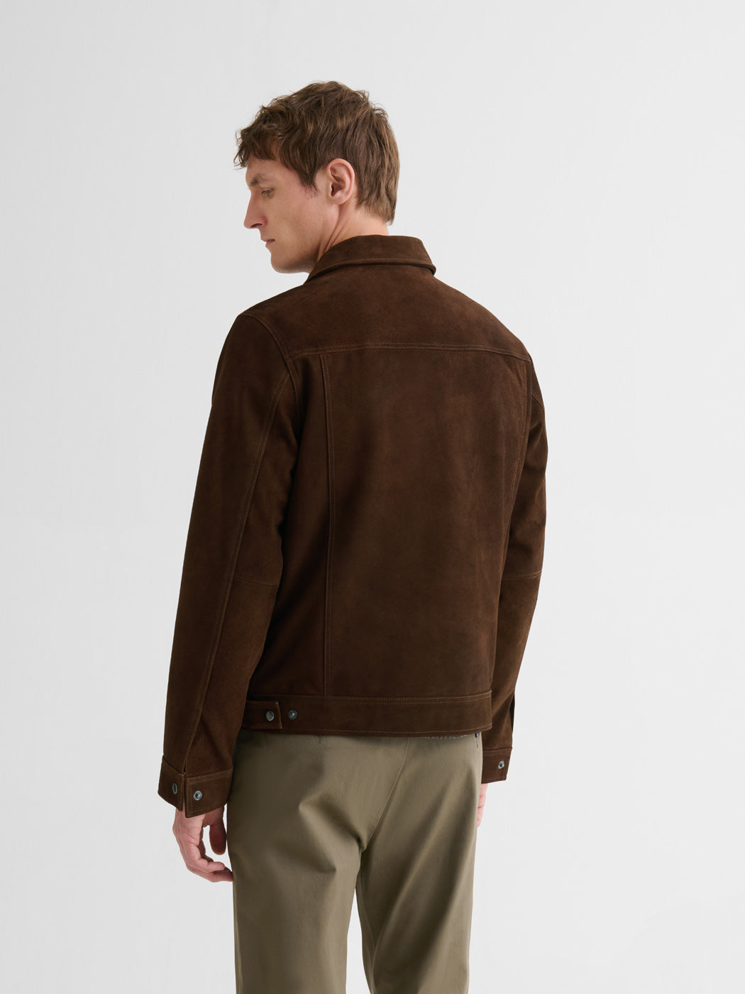 Blouson en cuir col chemise - DEVRED 1902
