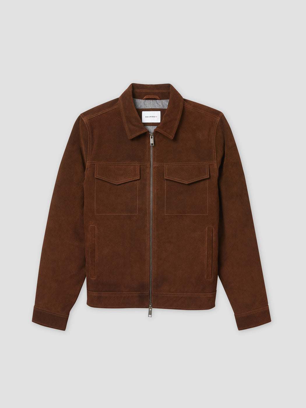 Blouson en cuir col chemise - DEVRED 1902
