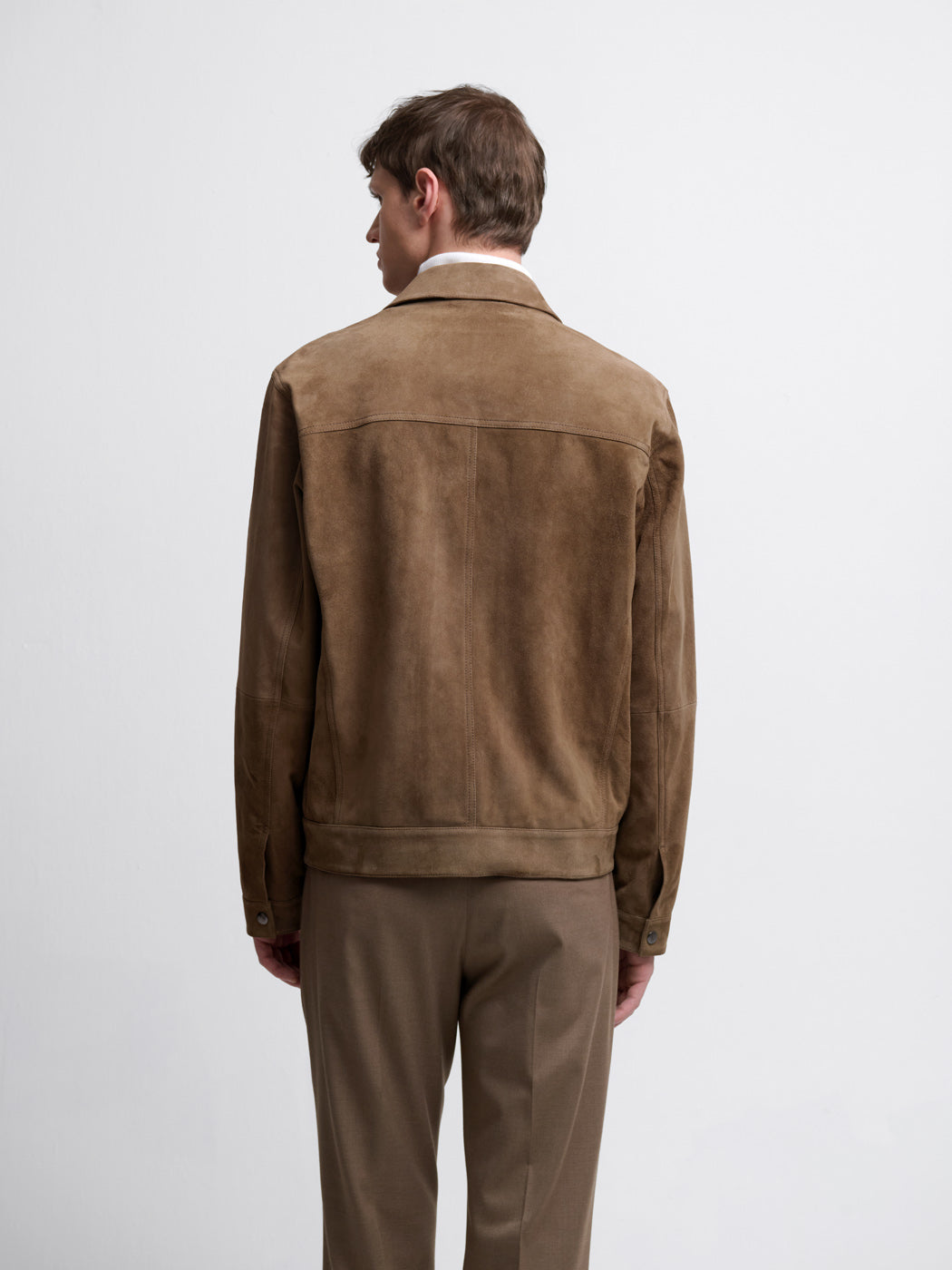Blouson en cuir col chemise - DEVRED 1902