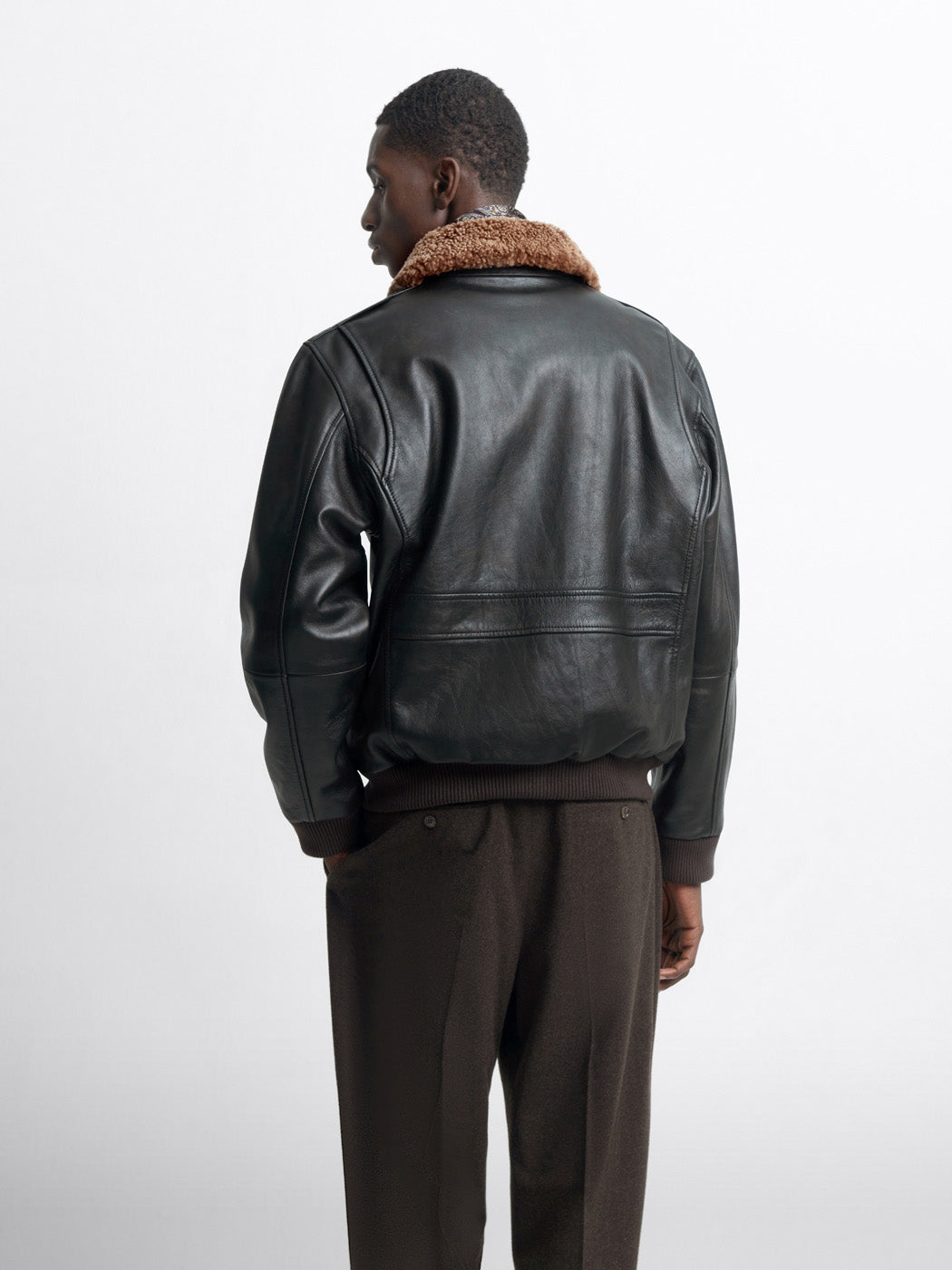 Blouson aviateur en cuir - L'atelier - DEVRED 1902