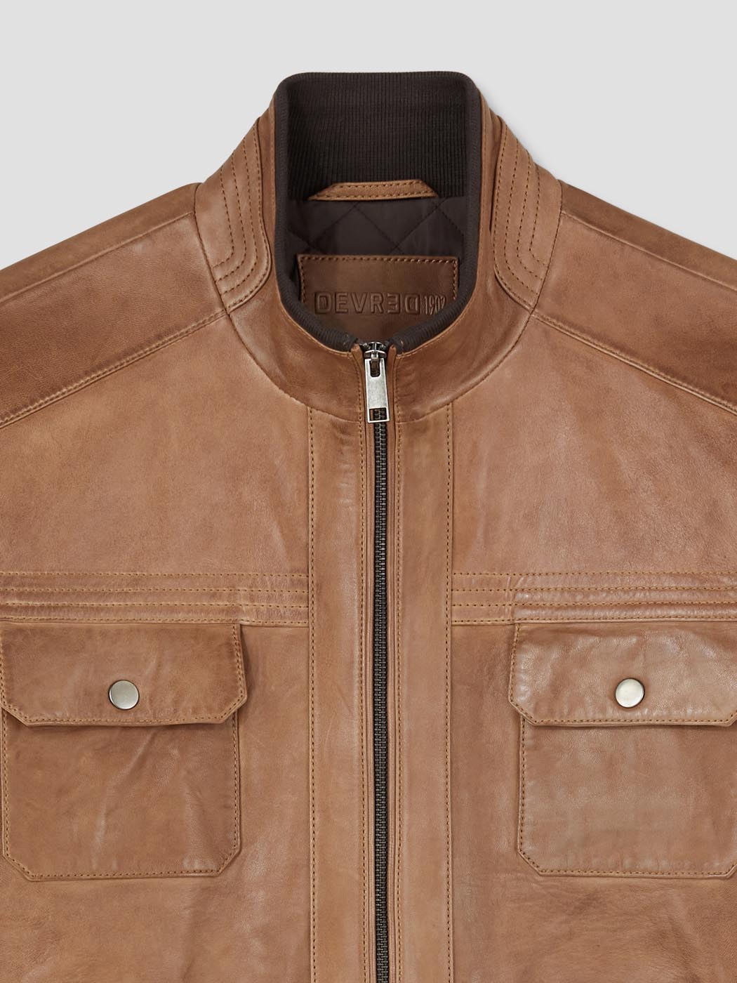BLOUSON CUIR HOMME - DEVRED 1902
