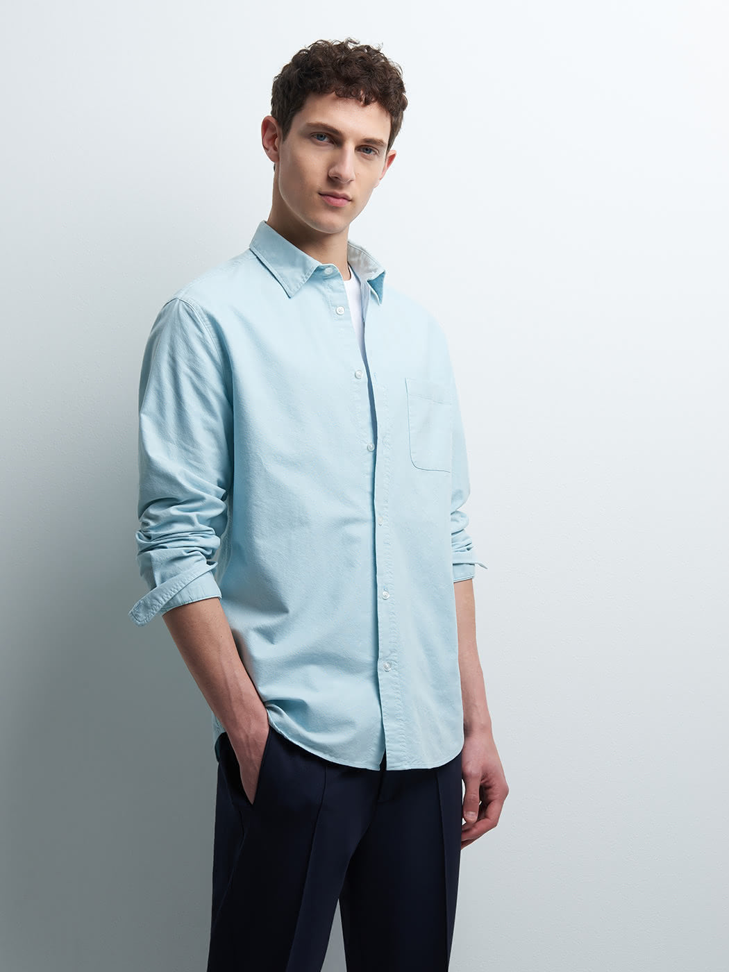 Chemise slim unie - DEVRED 1902