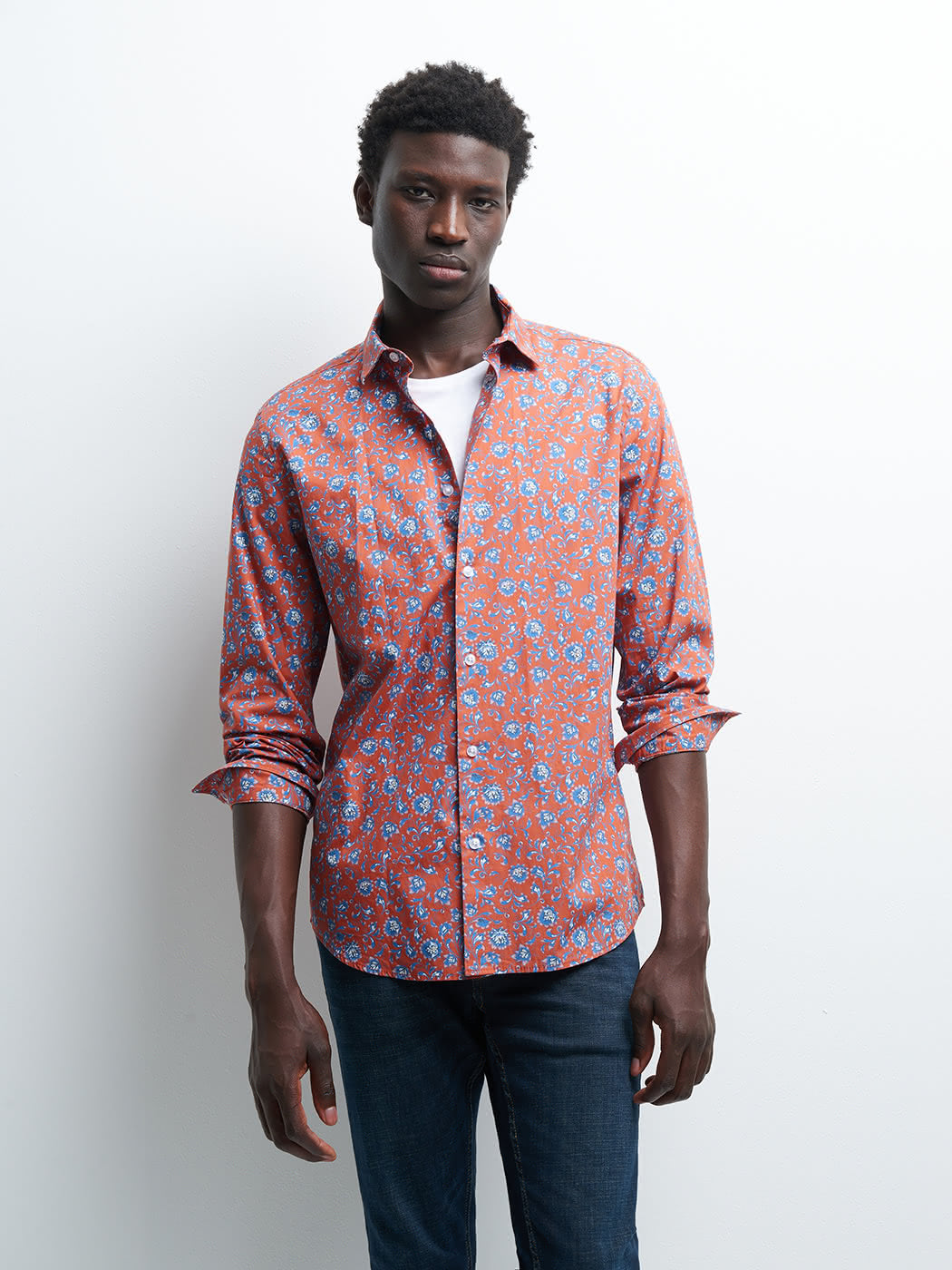 Chemise slim végétale - DEVRED 1902