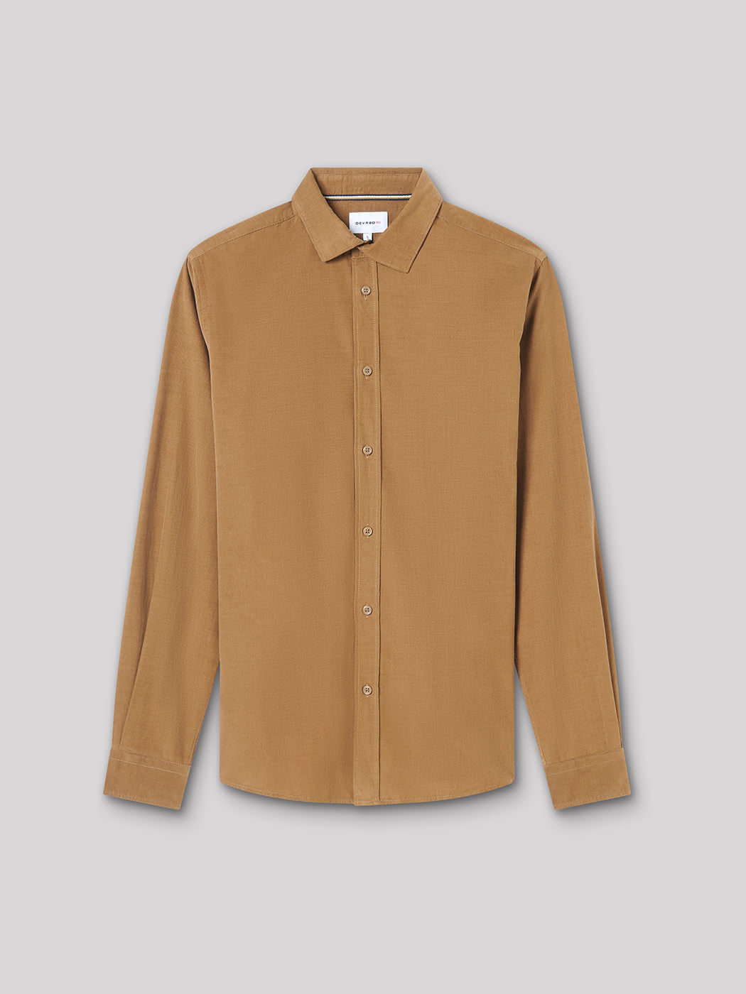 Chemise slim en velours unie - DEVRED 1902