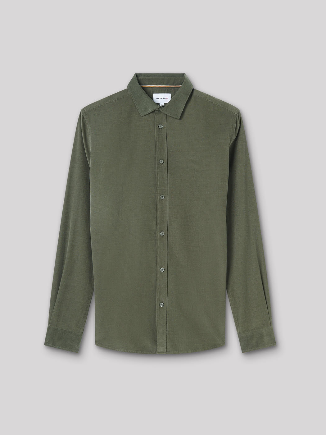 Chemise slim en velours unie - DEVRED 1902