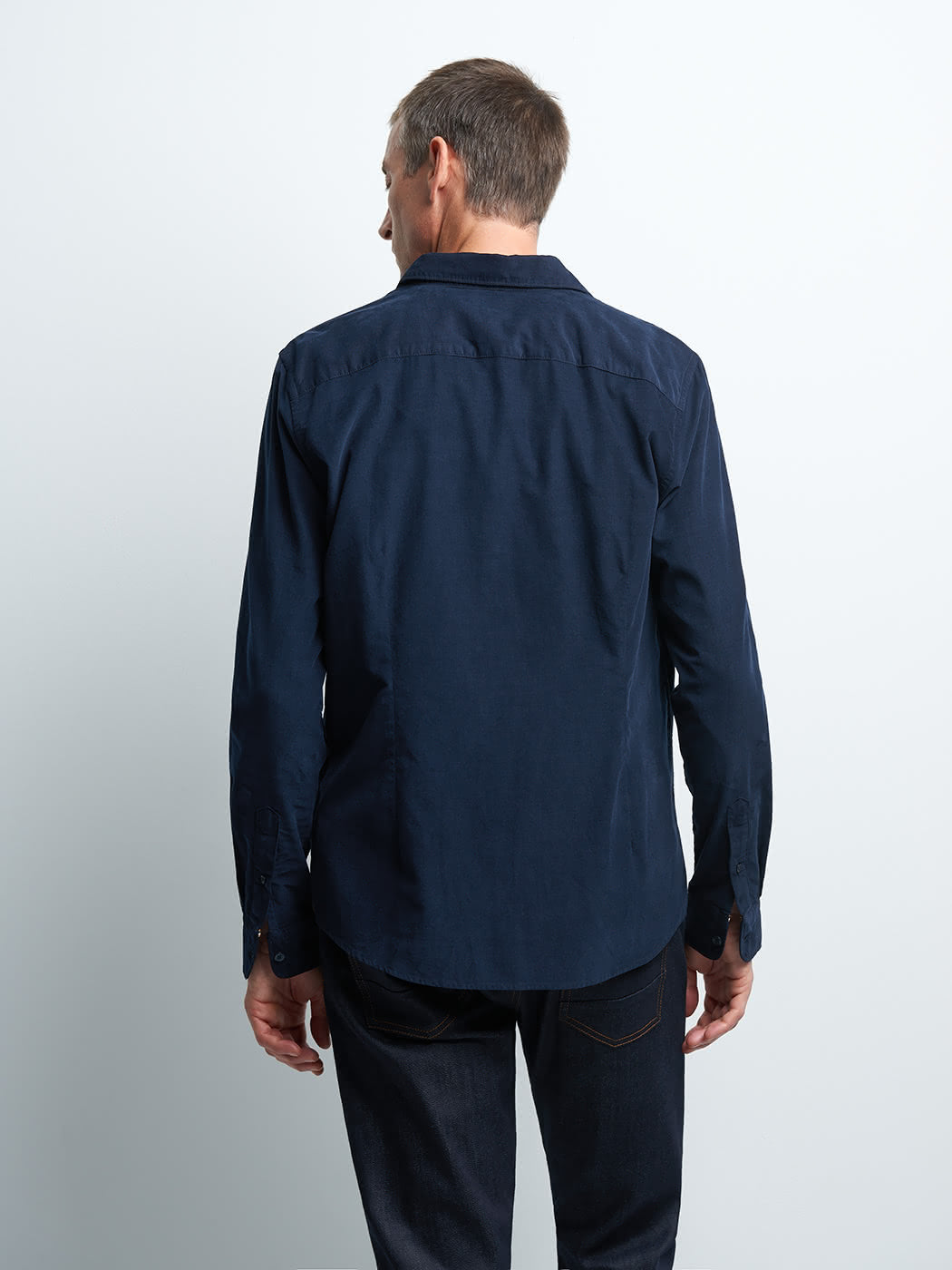 Chemise slim en velours unie - DEVRED 1902