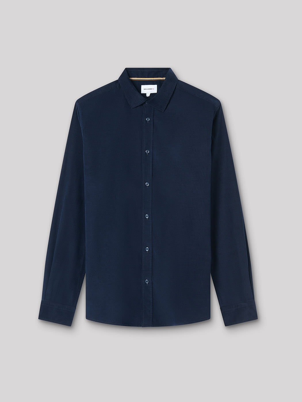 Chemise slim en velours unie - DEVRED 1902