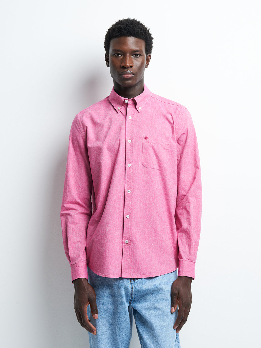 Chemise regular faux uni - DEVRED 1902