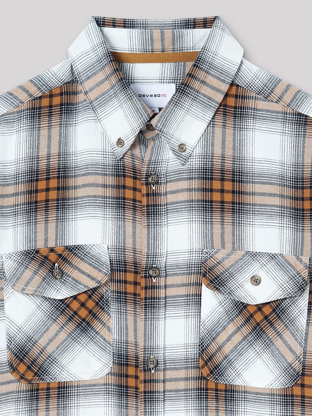 Chemise slim à carreaux - DEVRED 1902
