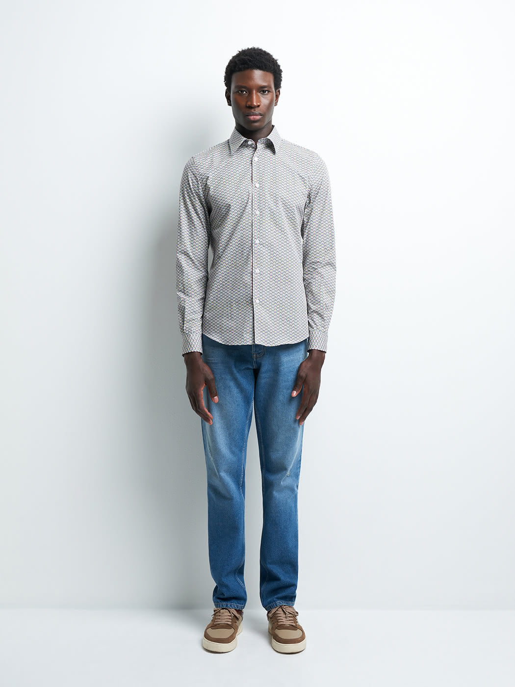 Chemise slim fleurie - DEVRED 1902