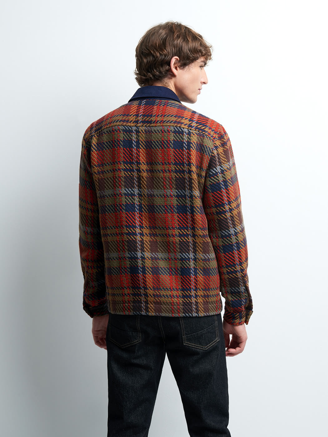 Chemise regular en jacquard à carreaux - DEVRED 1902