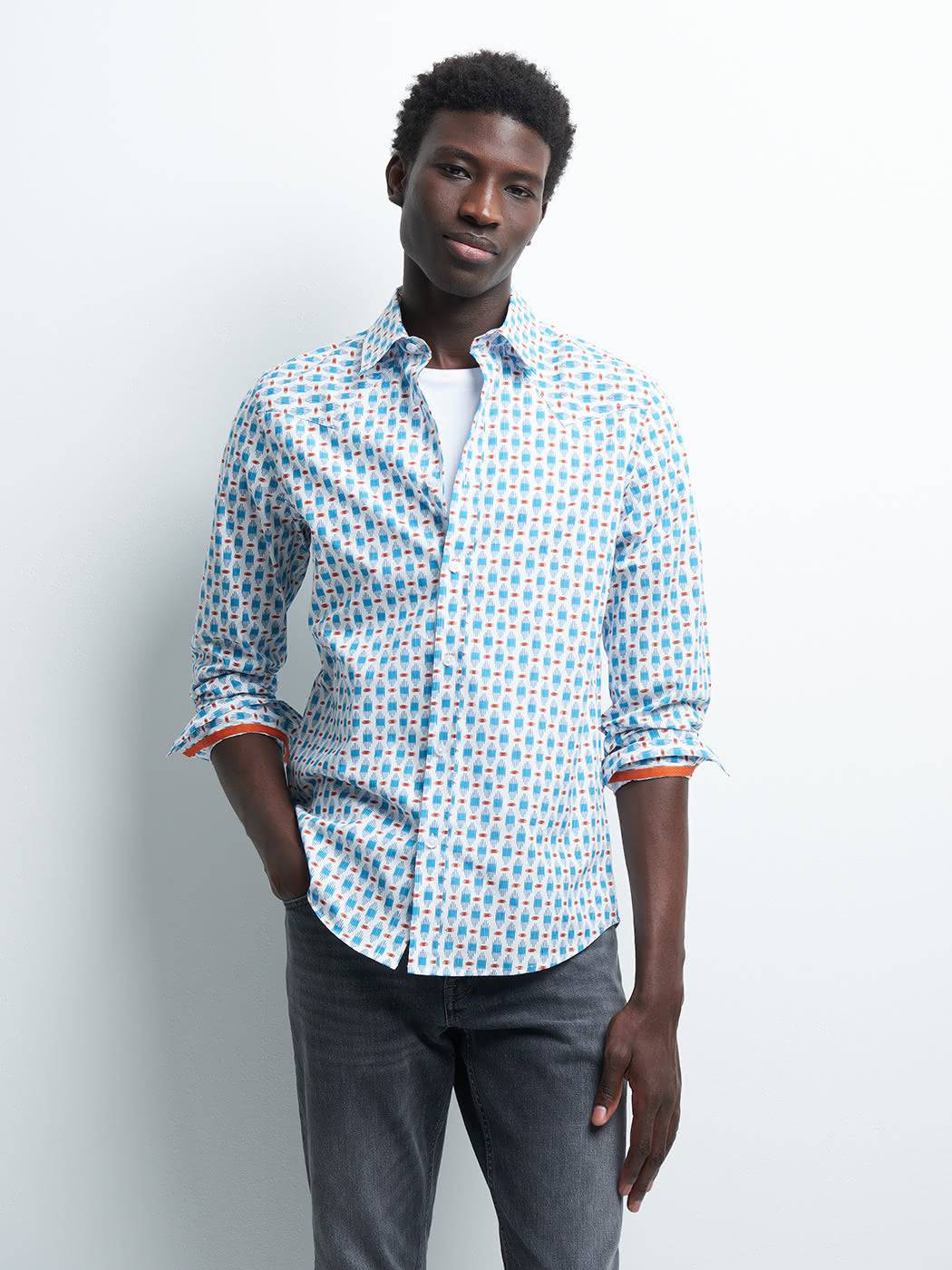 Chemise slim fantaisie - DEVRED 1902