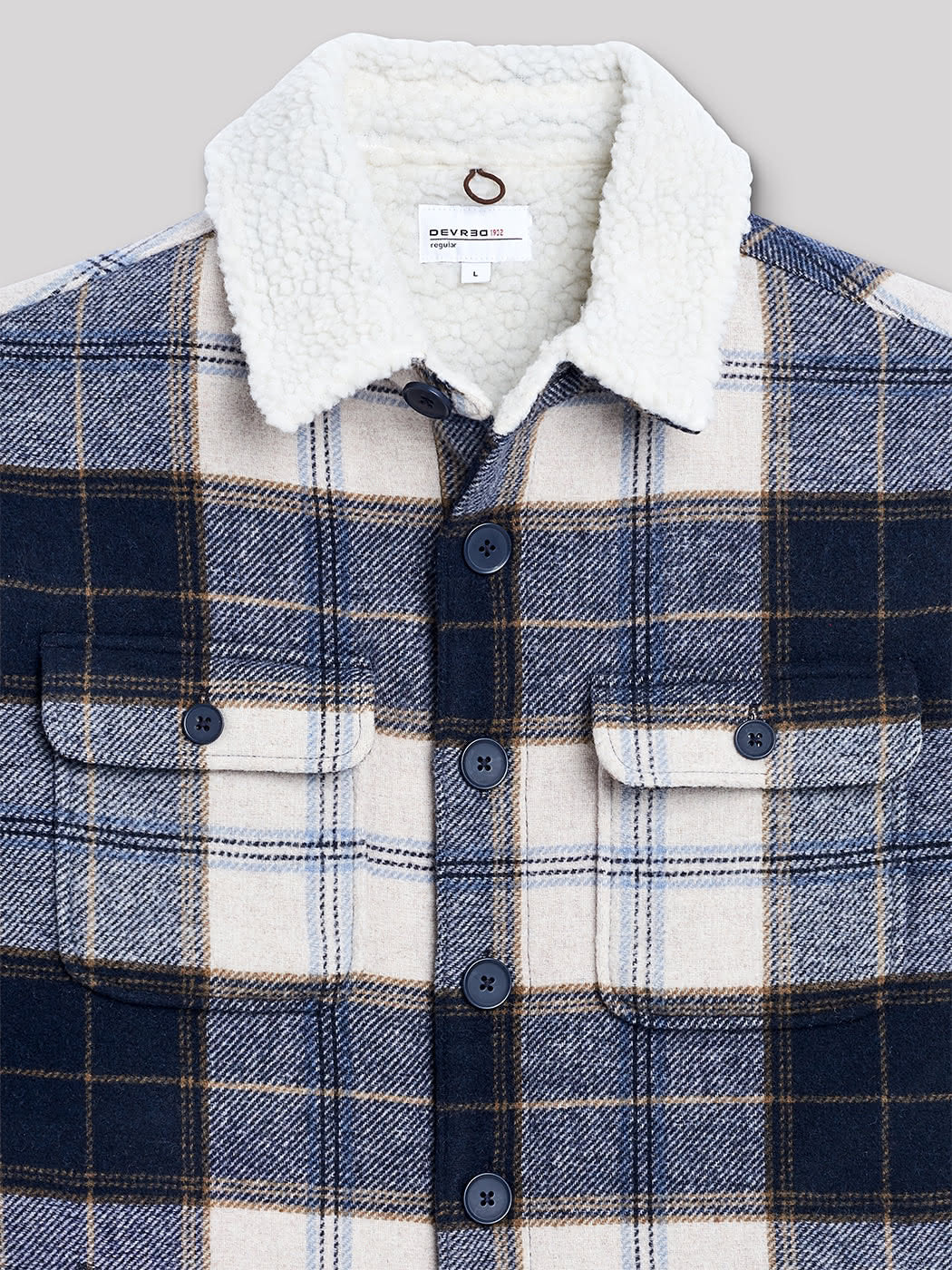 Chemise regular à carreaux - DEVRED 1902