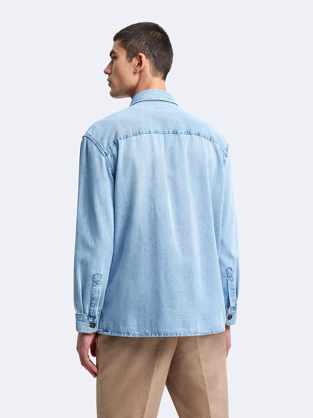 Chemise regular en denim unie - DEVRED 1902
