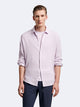 Chemise slim en gaze de coton unie - DEVRED 1902