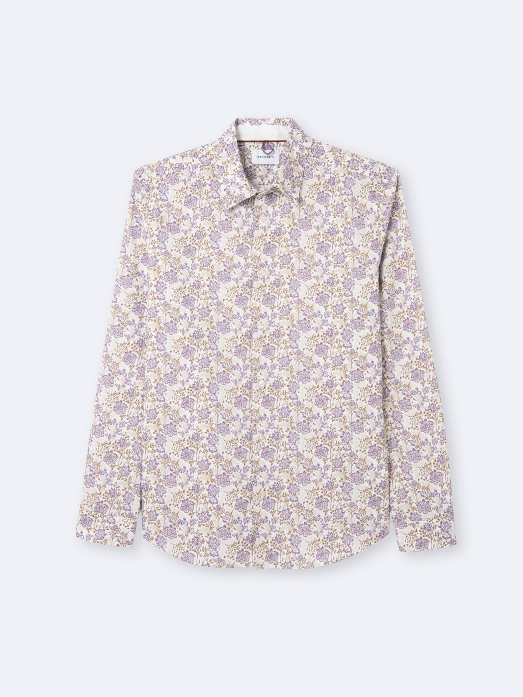 Chemise fleurie 100% coton bio - DEVRED 1902