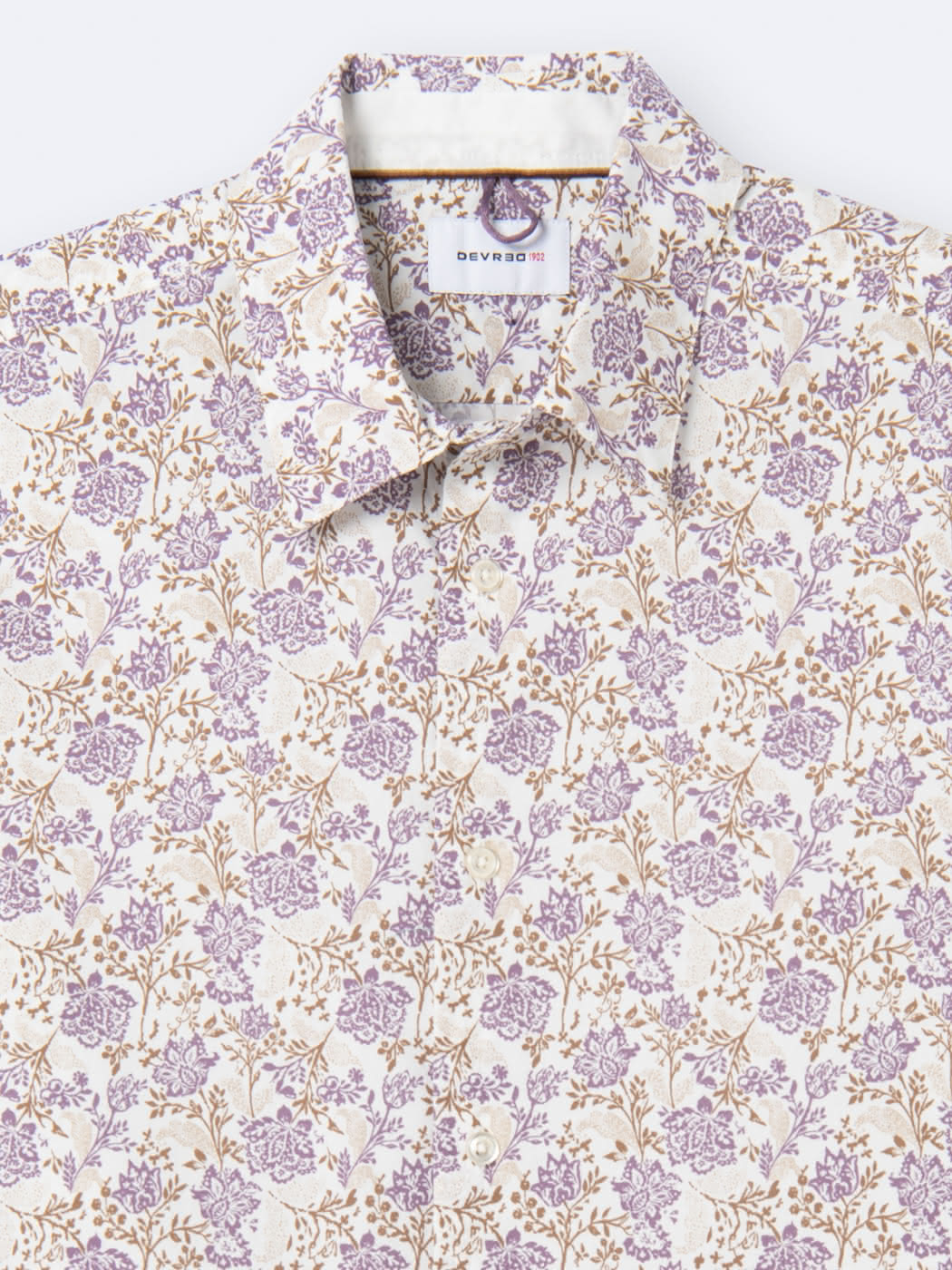 Chemise fleurie 100% coton bio - DEVRED 1902