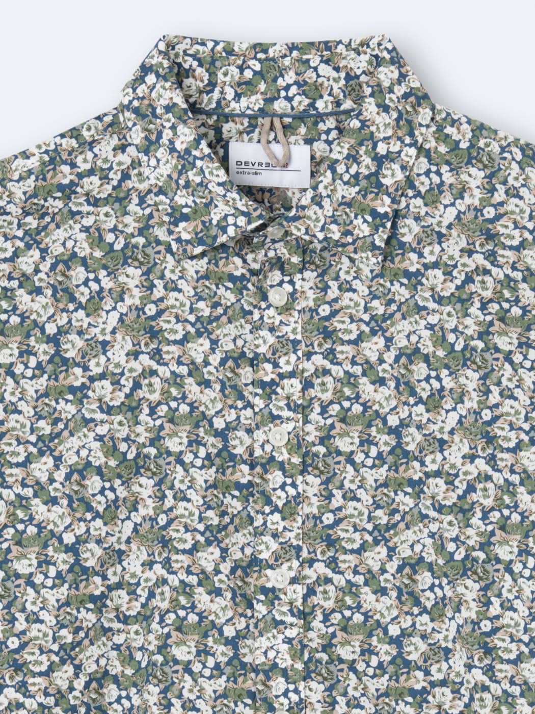 Chemise en coton mélangé fleurie - DEVRED 1902