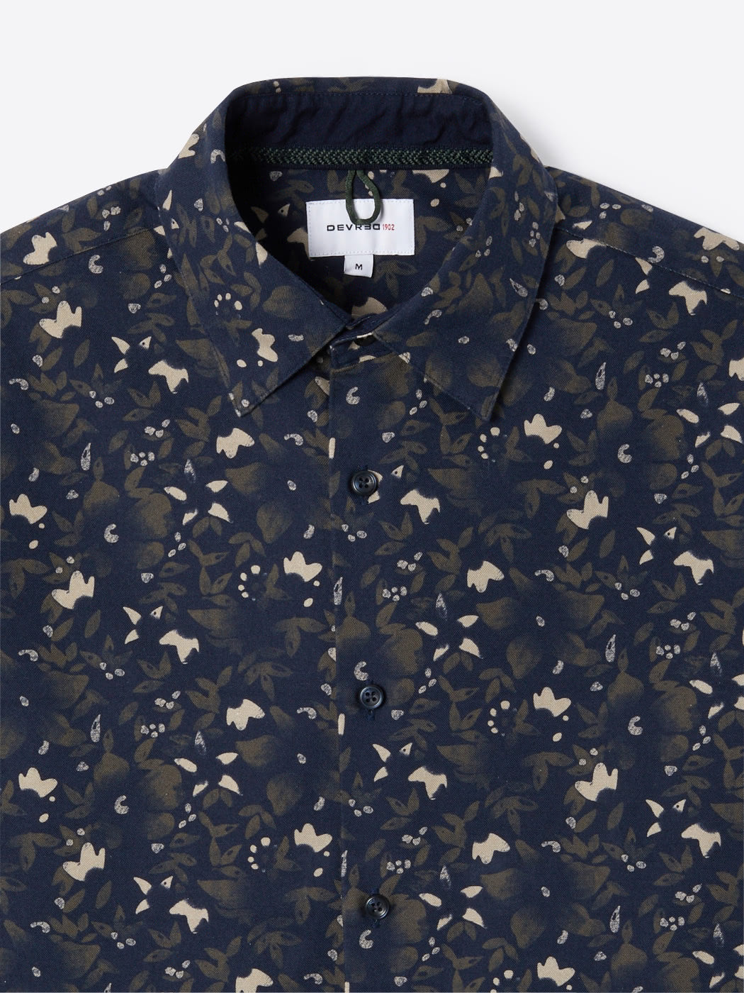 Chemise fleurie 100% coton bio - DEVRED 1902