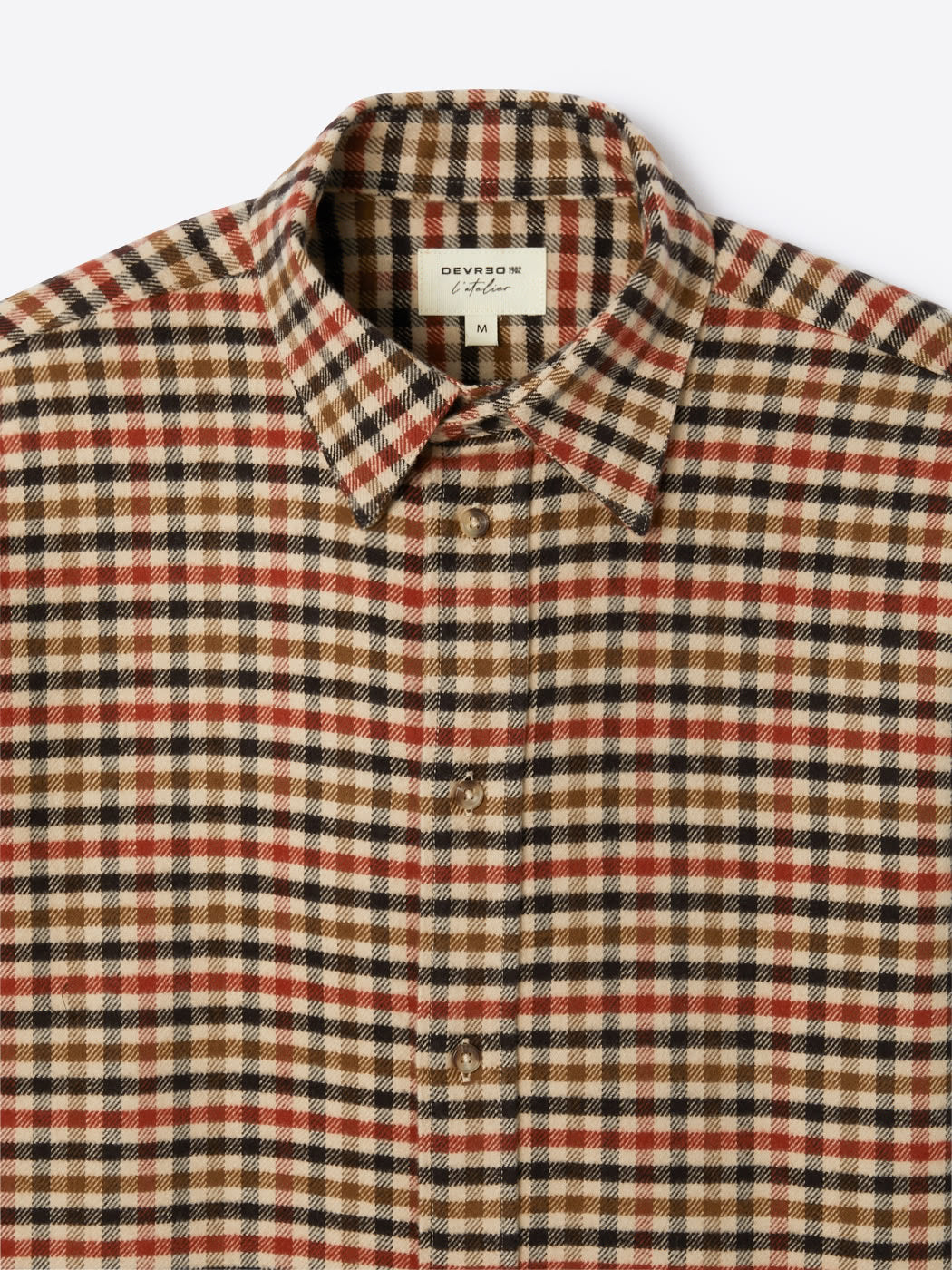 Chemise à carreaux en coton - L'atelier - DEVRED 1902