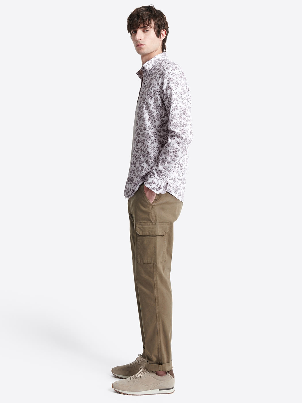 Chemise fleurie 100% coton - DEVRED 1902