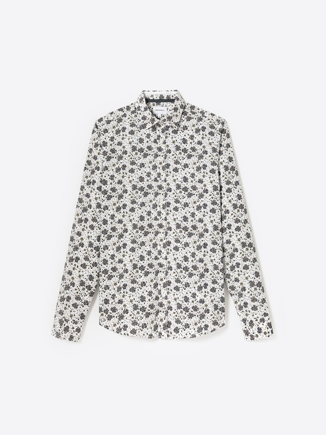 Chemise fleurie en popeline 100% coton - DEVRED 1902