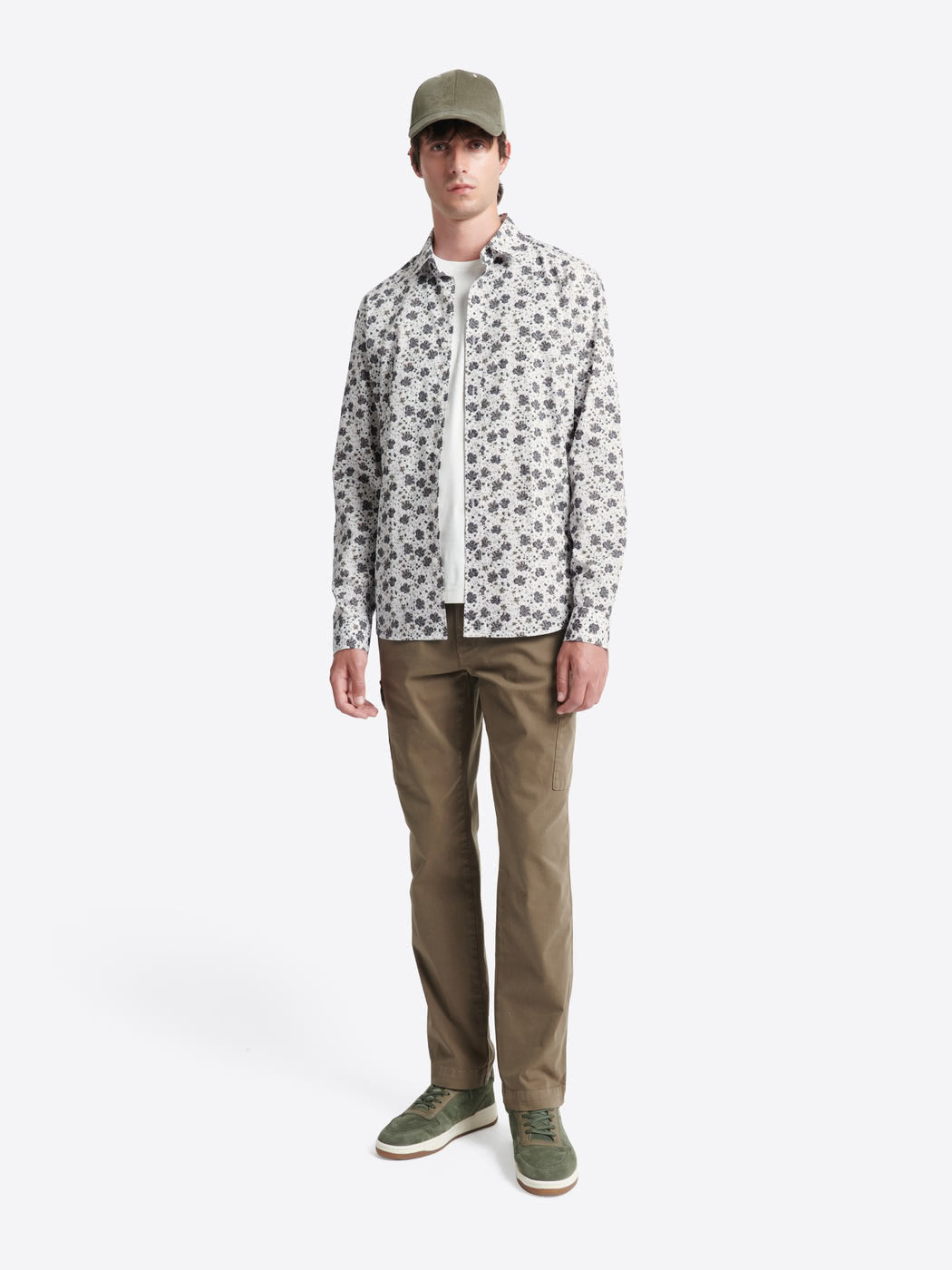 Chemise fleurie en popeline 100% coton - DEVRED 1902