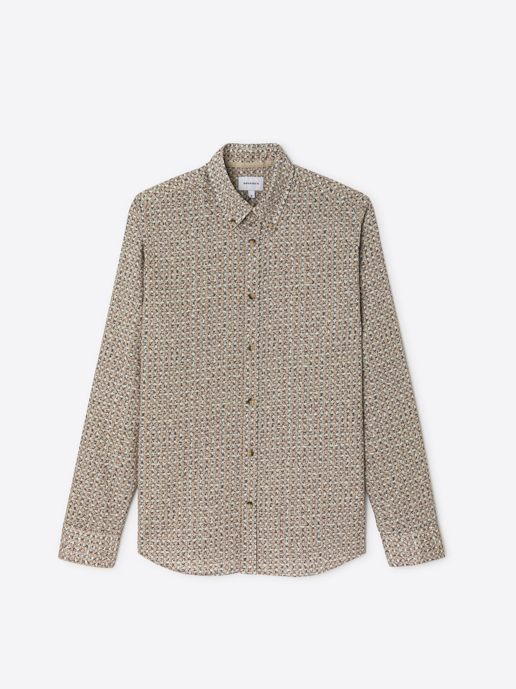 Chemise slim en coton fantaisie - DEVRED 1902
