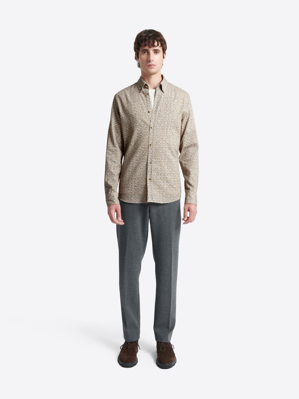 Chemise slim en coton fantaisie - DEVRED 1902