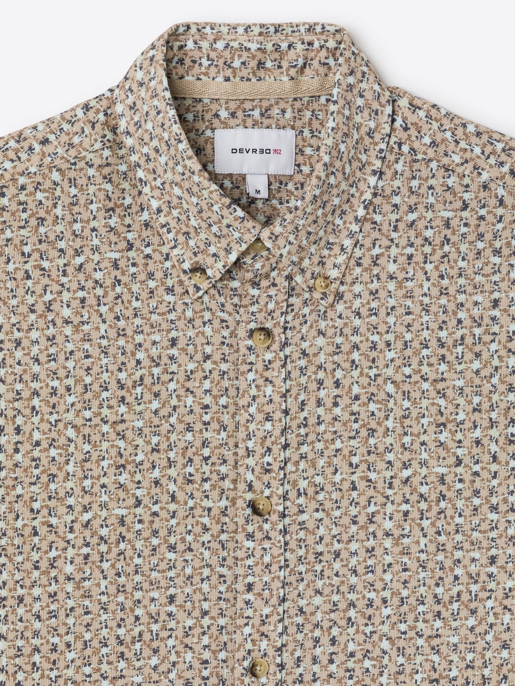 Chemise slim en coton fantaisie - DEVRED 1902