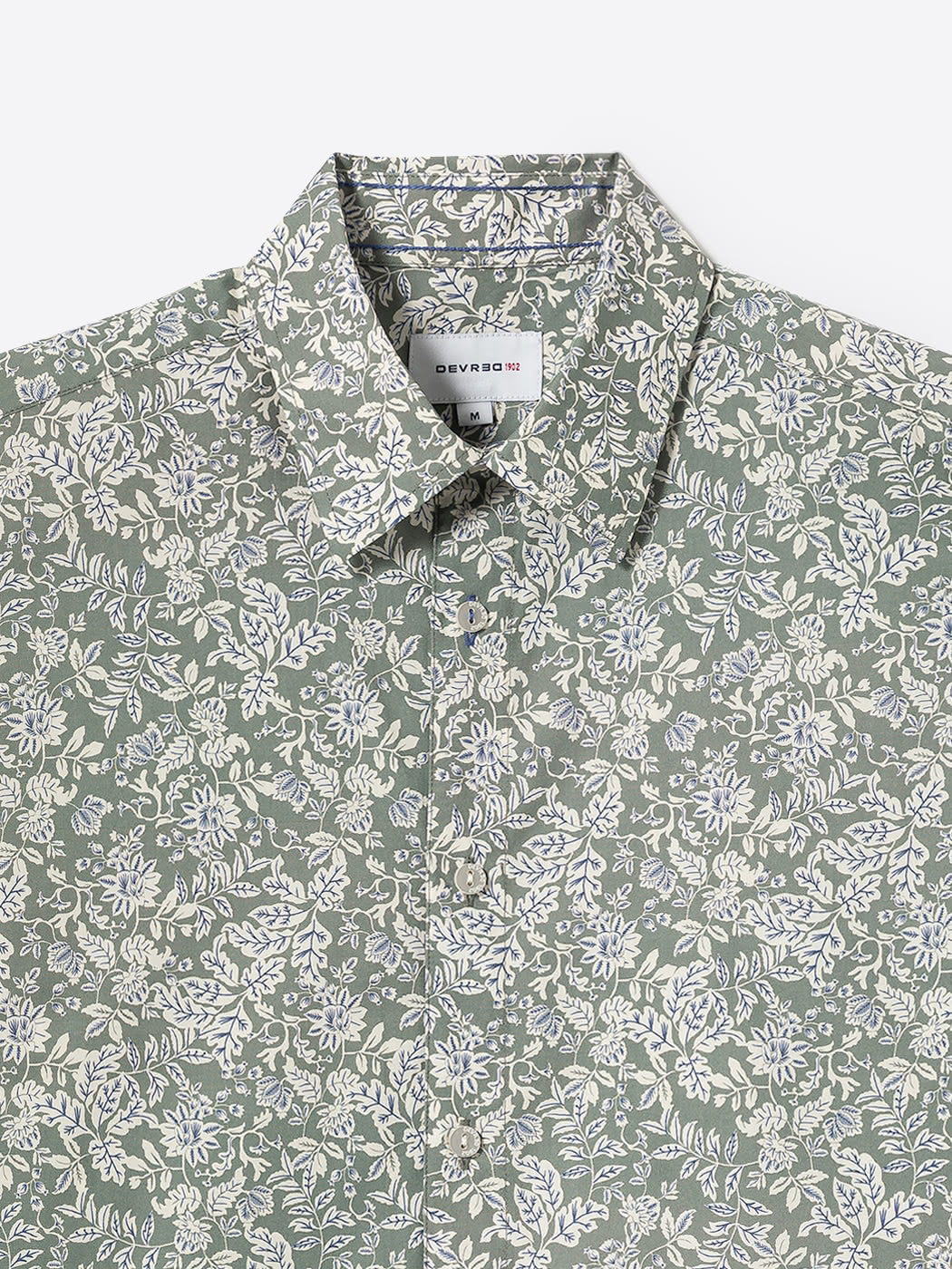Chemise fleurie en coton - DEVRED 1902