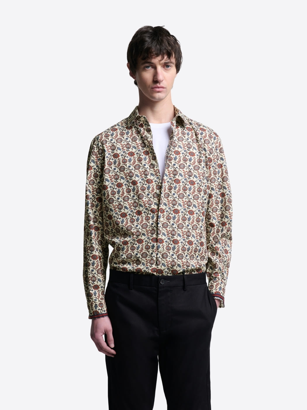 Chemise slim fleurie - DEVRED 1902