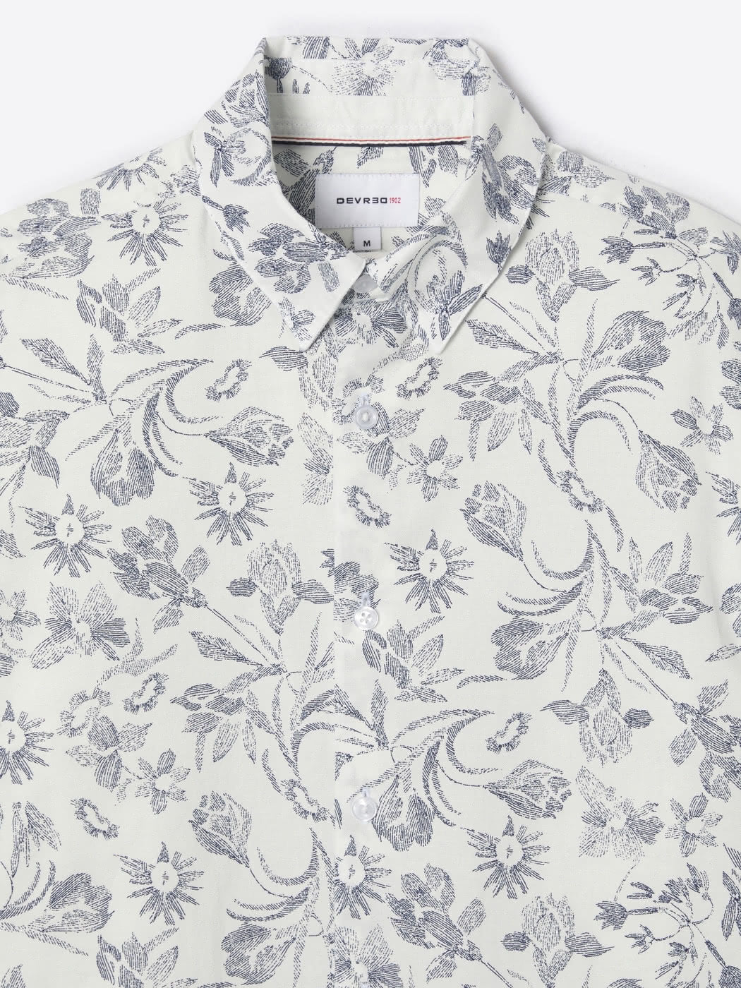 Chemise slim fleurie - DEVRED 1902