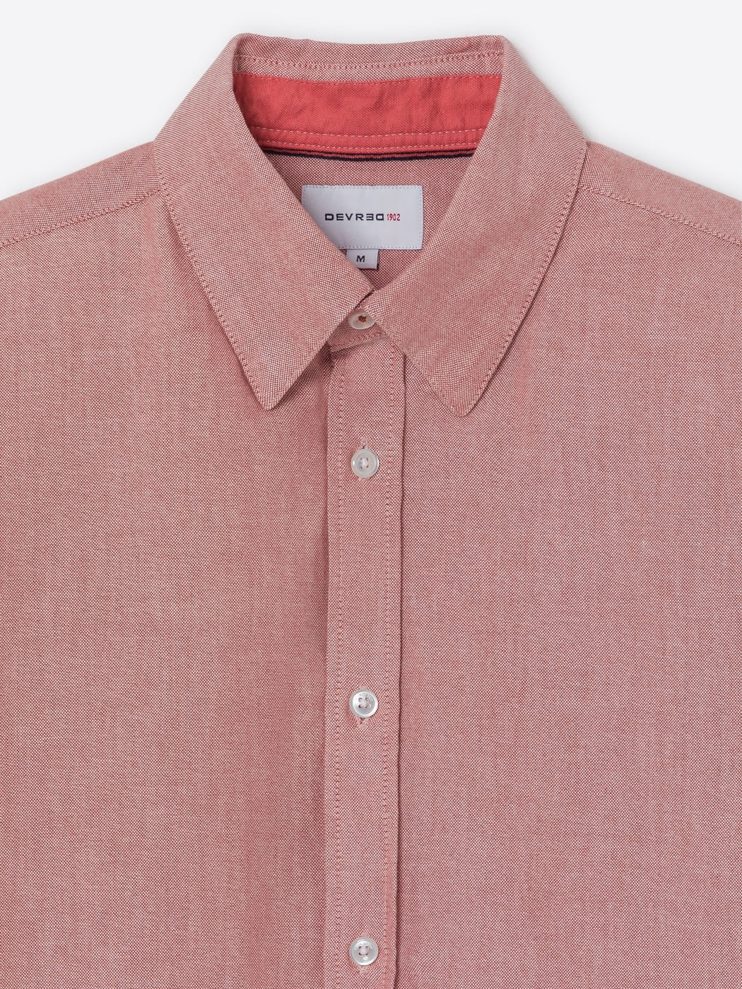 Chemise slim en coton bio unie - DEVRED 1902