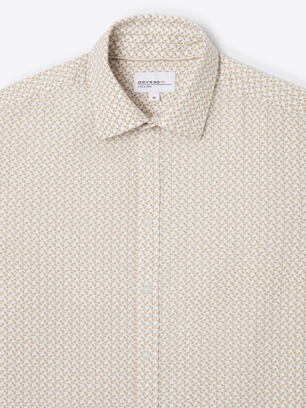 Chemise extraslim stretch à motif - DEVRED 1902