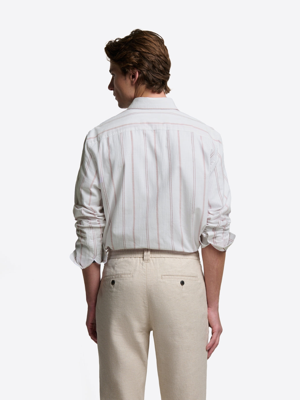 Chemise slim rayée en coton - DEVRED 1902
