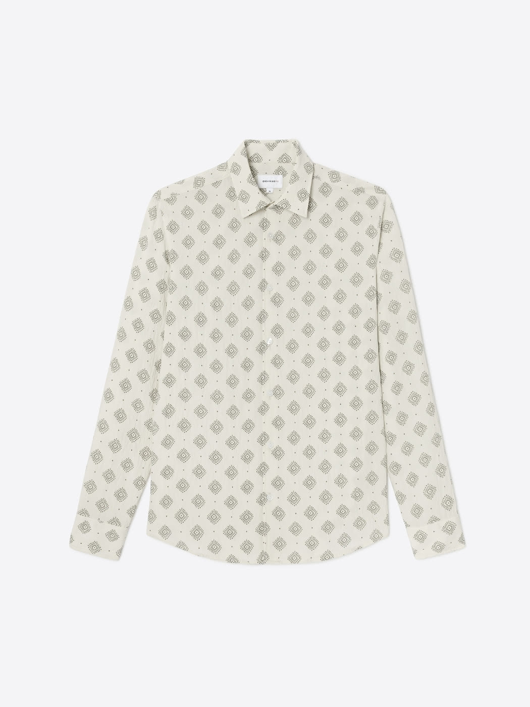 Chemise à motif en viscose certifiée - DEVRED 1902