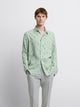 Chemise slim en lin fleurie - DEVRED 1902